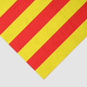 赤と黄色のストライプデザイン 薄葉紙 (詳細)