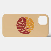 赤と黄色のスプラッシュでGroovyを維持 Case-Mate iPhoneケース (裏面 (横))
