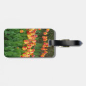 赤と黄色のチューリップの花 ラゲッジタグ (裏面横)