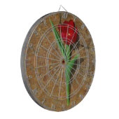 赤と黄色のチューリップ ダーツボード (正面左)