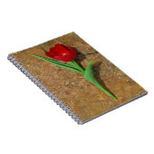 赤と黄色のチューリップ ノートブック (右側)