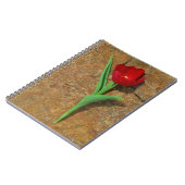 赤と黄色のチューリップ ノートブック (左側)