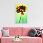赤と黄色のデイジーフラワーキャンバス印刷 キャンバスプリント (インサイチュ (リビング))