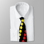 赤と黄色のドットクール ネクタイ (タイ)