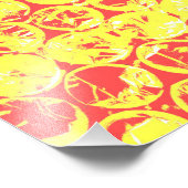 赤と黄色のバブルラップアーポップ・アートのト フォトプリント            (角)