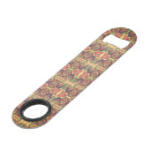 赤と黄色のパターン スピード栓抜き (正面アングル)