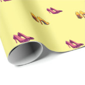 赤と黄色のヒール ラッピングペーパー (ロールコーナー)
