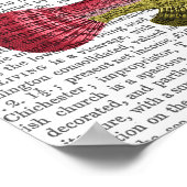 赤と黄色のファンタジー魚トリオ ポスター (角)