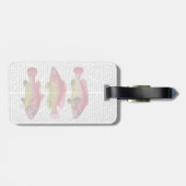 赤と黄色のファンタジー魚トリオ ラゲッジタグ (裏面横)