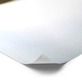 赤と黄色のプルメリア花2 ポスター (角)