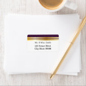 赤と黄色のロイヤリティプリント ラベル (インサイチュ)