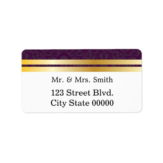 赤と黄色のロイヤリティプリント ラベル (正面)