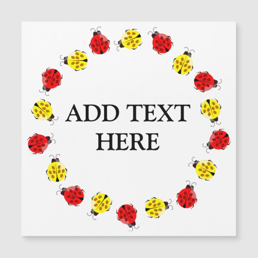 赤と黄色の可愛い漫画 (正面)