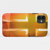 赤と黄色の宗教十字架 Case-Mate iPhoneケース (裏面(横))