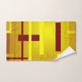 赤と黄色の極 バスタオルセット (ハンドタオル)