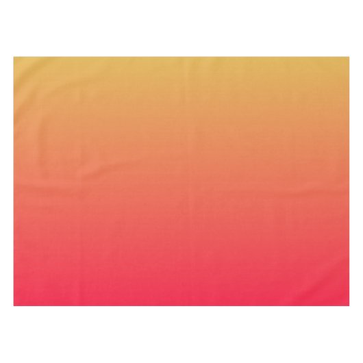 赤と黄色の炎グラデーション テーブルクロス (正面(横))