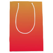 赤と黄色の炎グラデーション ミディアムペーパーバッグ (正面)