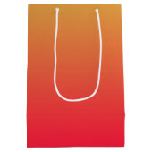 赤と黄色の炎グラデーション ミディアムペーパーバッグ (裏面)