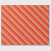 赤と黄色の炎グラデーション ラッピングペーパー (フラット)