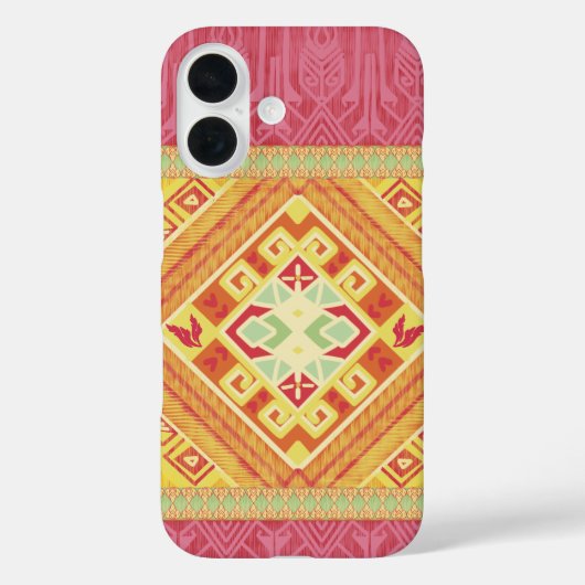 赤と黄色の羽 Case-Mate iPhoneケース (裏面)