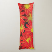 赤と黄色の花1 ボディピロー (裏面 (縦))