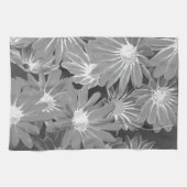 赤と黄色の花2 キッチンタオル (横)