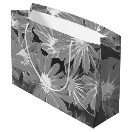 赤と黄色の花2 ラージペーパーバッグ (裏面アングル)