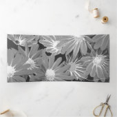 赤と黄色の花2 三つ折りクリスマスカード (内部)