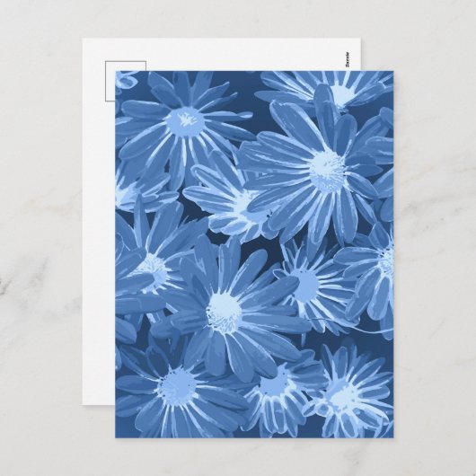 赤と黄色の花3 シーズンポストカード (正面/裏面)