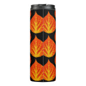 赤と黄色の《植物》アスペンリーフ#10 タンブラー (裏面)