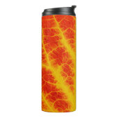 赤と黄色の《植物》アスペンリーフ#10 タンブラー (回転左)