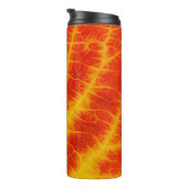 赤と黄色の《植物》アスペンリーフ#10 タンブラー (回転右)