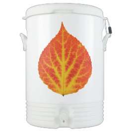 赤と黄色の《植物》アスペンリーフ#10 ドリンククーラー