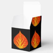 赤と黄色の《植物》アスペンリーフ#10 フェイバーボックス (オープン)