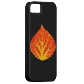 赤と黄色の《植物》アスペンリーフ#10 Case-Mate iPhoneケース (裏面/右)