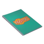 赤と黄色のNO-MAJ™バッジ ノートブック (右側)