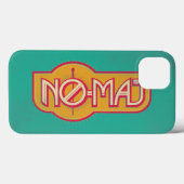 赤と黄色のNO-MAJ™バッジ Case-Mate iPhoneケース (裏面 (横))
