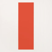 赤と黄色コンテンポラリーのエッジを作成 ヨガマット (裏面)