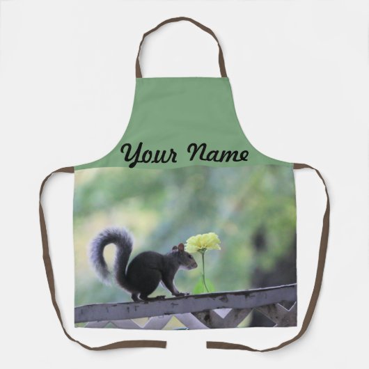 赤と黄色 エプロン (正面)