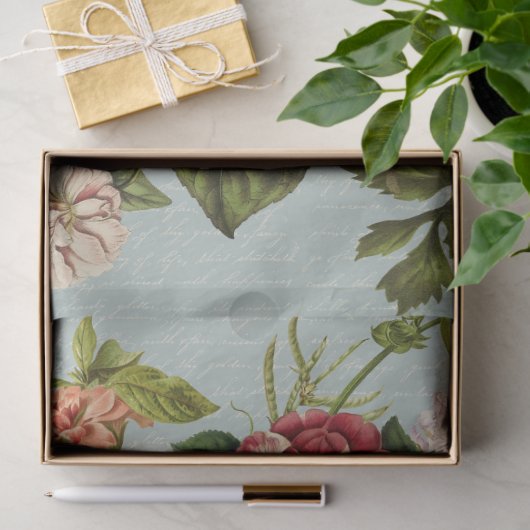 赤と黄色 – フローラ – ブーケの切り離し 薄葉紙 (ギフト)