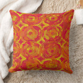 赤と黄 クッション (ブランケット)