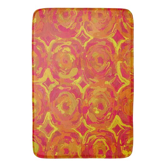 赤と黄 バスマット (正面縦)