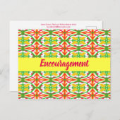 赤と黄 ポストカード (正面/裏面)