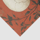 赤と黒でゴシックのスケルトンのカップルを切り離す 薄葉紙 (詳細)