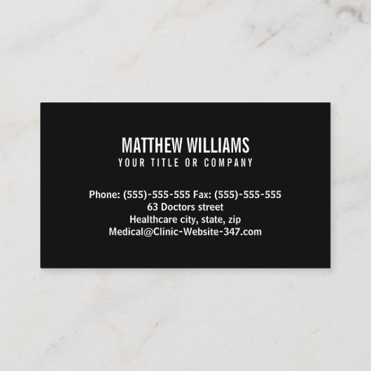 赤と黒で独自のロゴを追加しまモダンす。 名刺 (裏面)