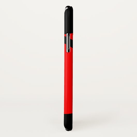 赤と黒のアップル先生のiPhone Xケース Case-Mate iPhoneケース (裏面/右)