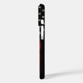 赤と黒のアメリカ国旗 Case-Mate iPhoneケース (裏面 / 左)