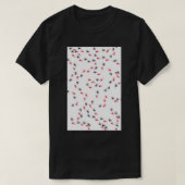 赤と黒のアリ3 Tシャツ (デザイン正面)