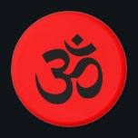 赤と黒のオブジェクトモデル記号 マグネット<br><div class="desc">赤と黒のomシンボルデザイン。</div>