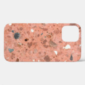 赤と黒のカラフル小さな砂利岩ペベルサ Case-Mate iPhoneケース (裏面 (横))